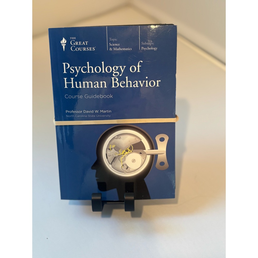The Great Courses Psychology of Human Behavior Course Guidebook+DVD David Martin